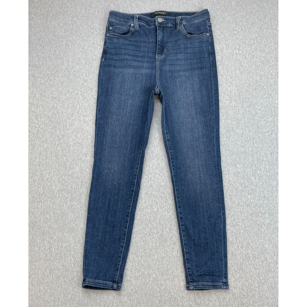 Liverpool Jeans Womens 10/30 Petite Cotton Blend Stretch Abby High-Rise Skinny